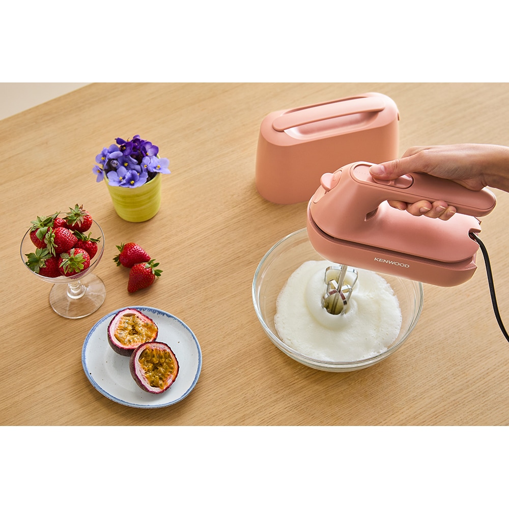 Mixer de mana KENWOOD QuickMix Go HMP40.000RD, 350W, 5 trepte viteza, rosu