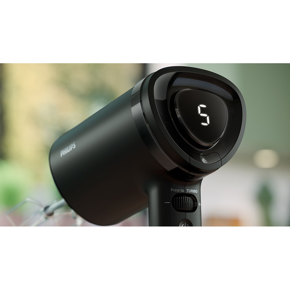 Mixer vertical PHILIPS Seria 5000 HR3781/20, 1l, 500W, 5 trepte viteza, negru