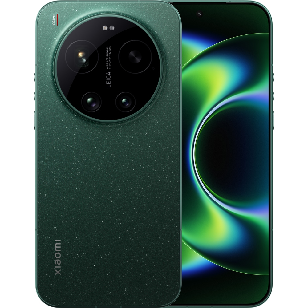 Telefon XIAOMI 17 Ultra 5G, 512GB, 16GB RAM, Dual SIM, verde + Ring Stand