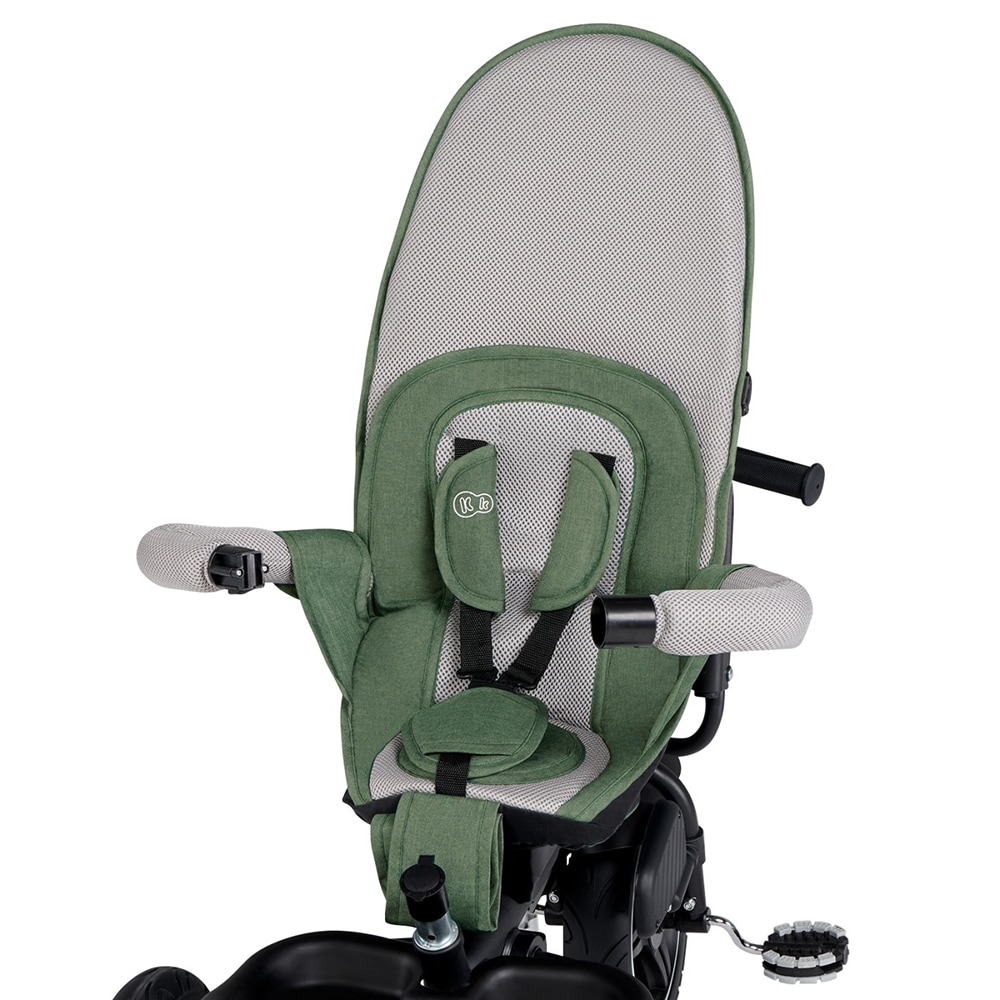 Tricicleta KINDERKRAFT Spinstep KRSPST00GRE, 9 luni+, verde inchis-negru