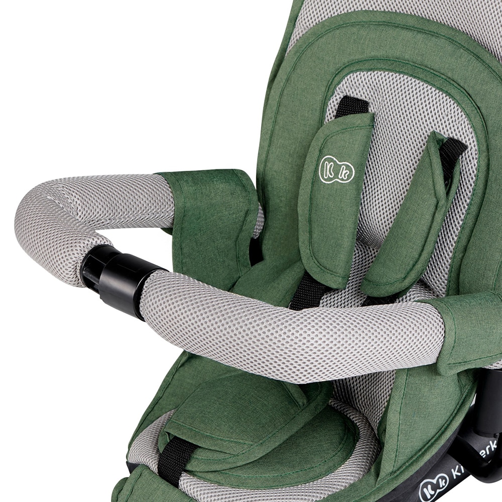 Tricicleta KINDERKRAFT Spinstep KRSPST00GRE, 9 luni+, verde inchis-negru