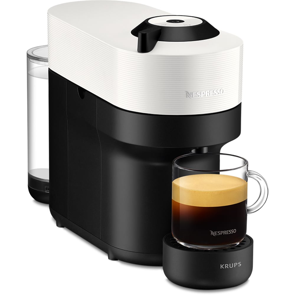 Espressor capsule NESPRESSO Vertuo Pop XN920110, 0.56l, 1500W, 19 bar, alb-negru