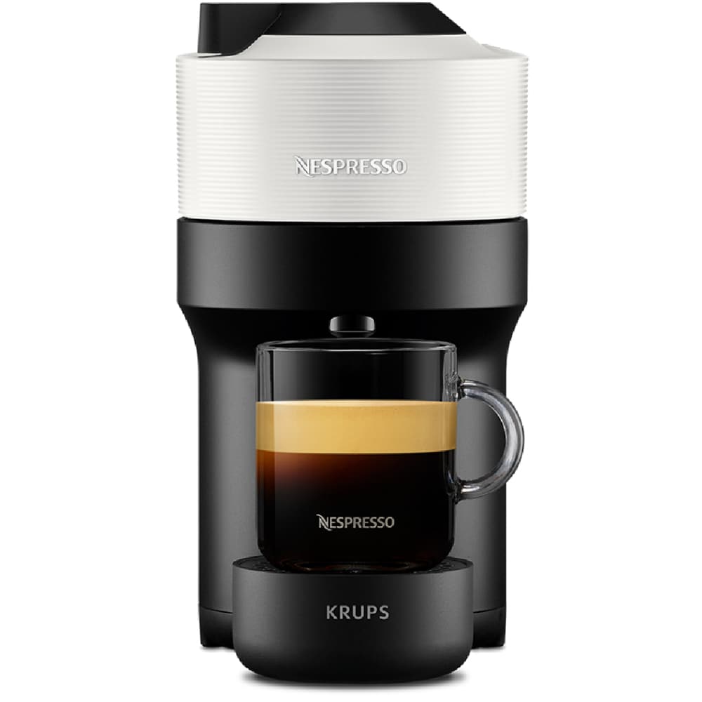 Espressor capsule NESPRESSO Vertuo Pop XN920110, 0.56l, 1500W, 19 bar, alb-negru