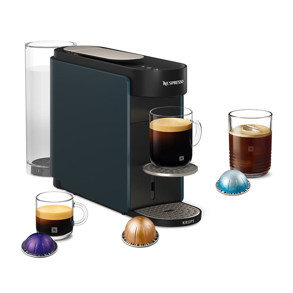 Espressor capsule NESPRESSO Vertuo Up XN9404F0, 1.4l, 1100W, 15 bar, albastru inchis