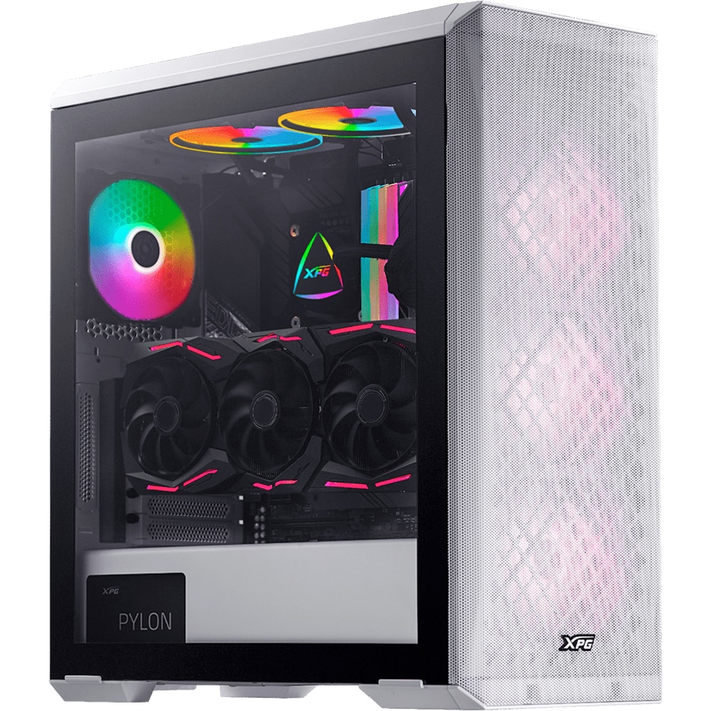 Carcasa PC XPG Defender, USB 3.0, fara sursa, alb