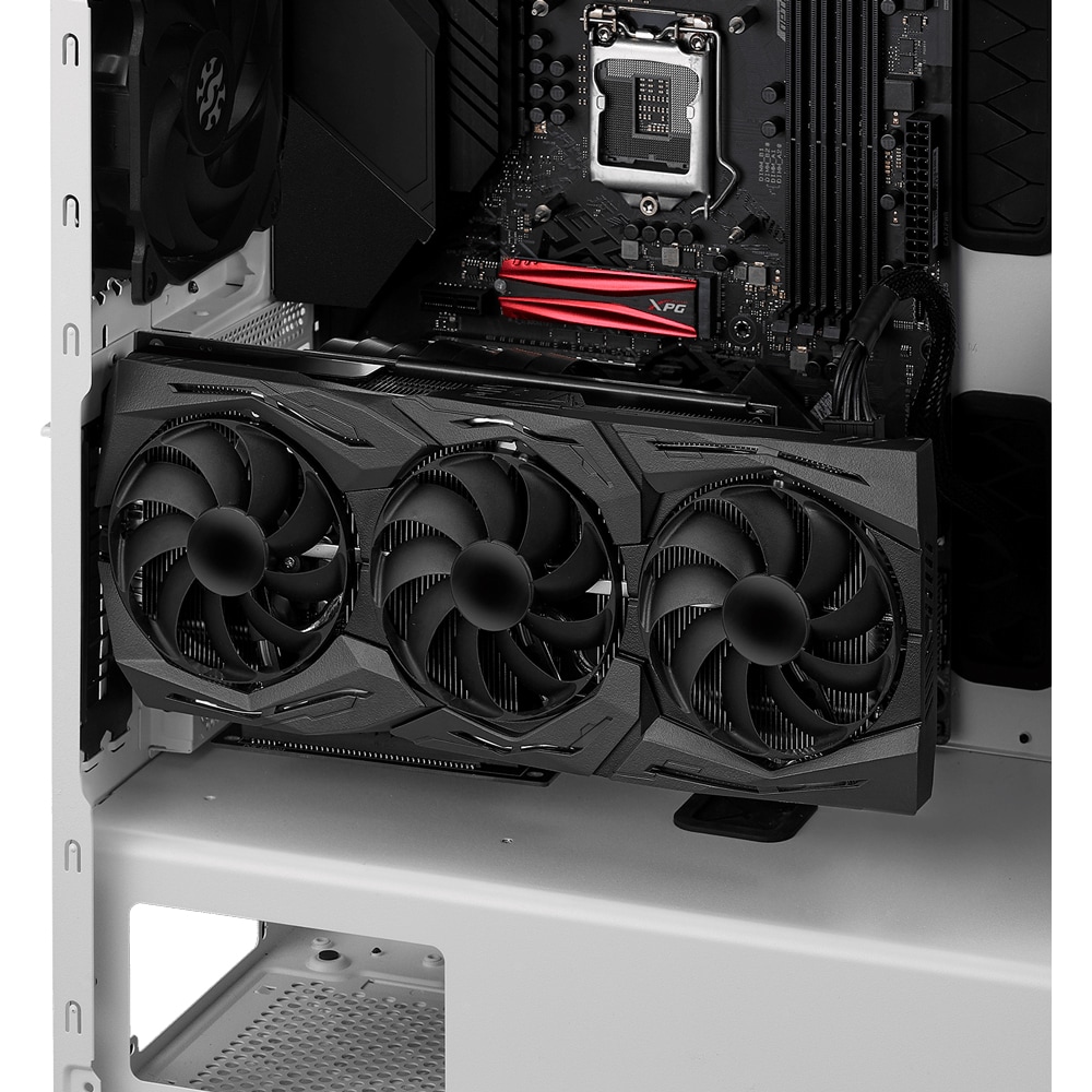Carcasa PC XPG Defender, USB 3.0, fara sursa, alb