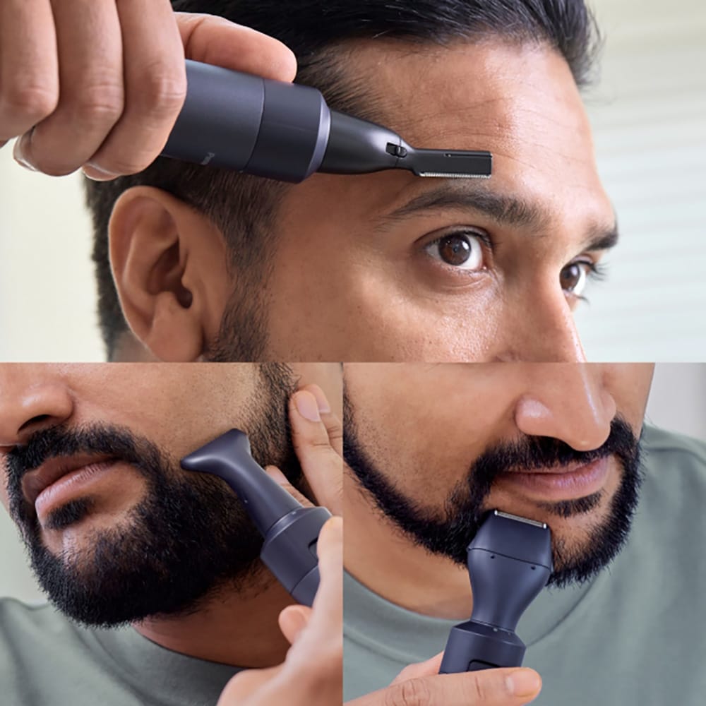 Aparat de tuns multifunctional PANASONIC Multishape Xshape Season, acumulator, 90 min autonomie, negru