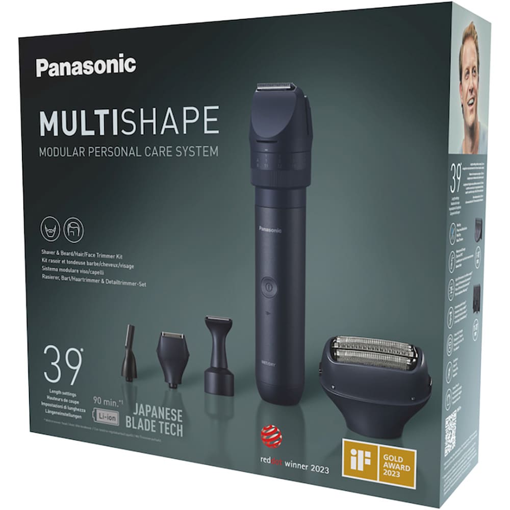 Aparat de tuns multifunctional PANASONIC Multishape Xshape Season, acumulator, 90 min autonomie, negru