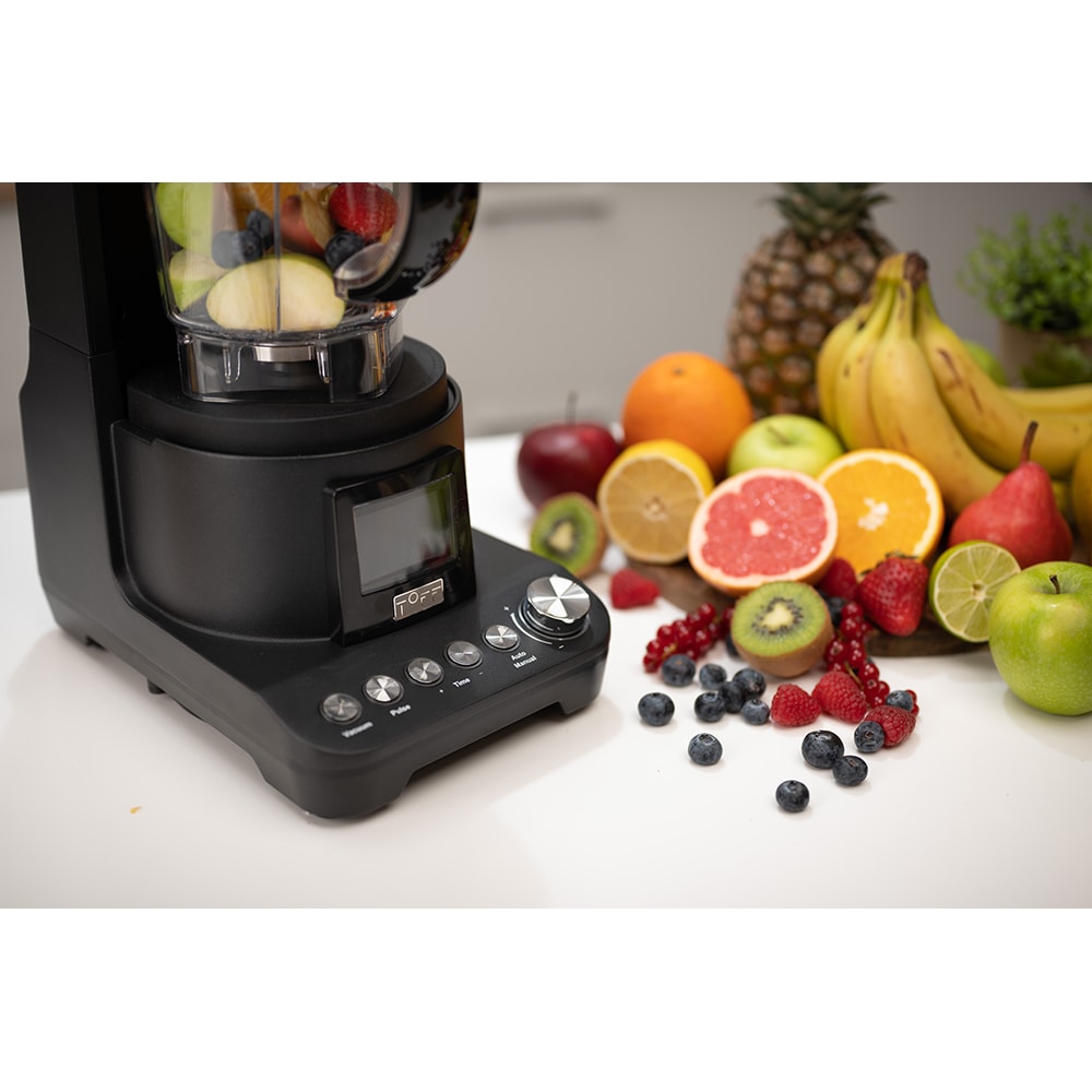Blender cu mixare in vid TOFF DOMINIUM TO4001, 1.5l, 1400W, 10 trepte viteza, negru