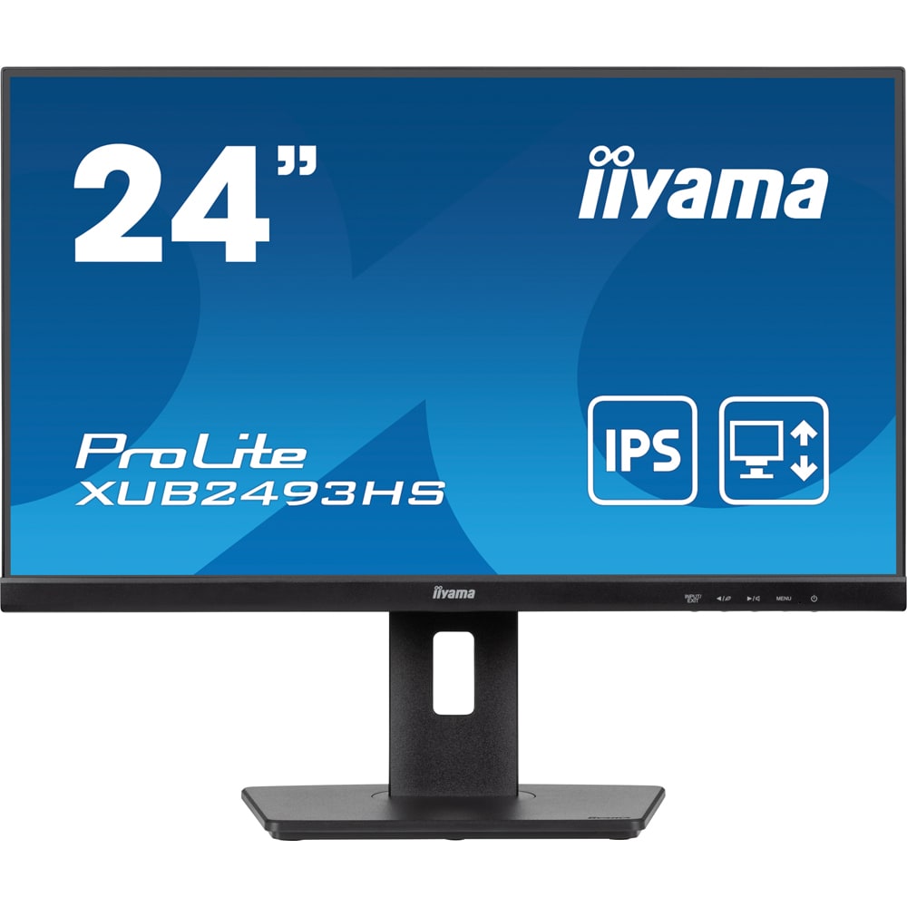 Monitor LED IPS IIYAMA ProLite XUB2493HS-B6, 23.8", Full HD, 100Hz, negru
