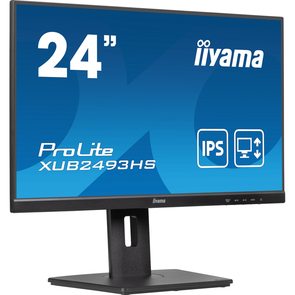 Monitor LED IPS IIYAMA ProLite XUB2493HS-B6, 23.8", Full HD, 100Hz, negru