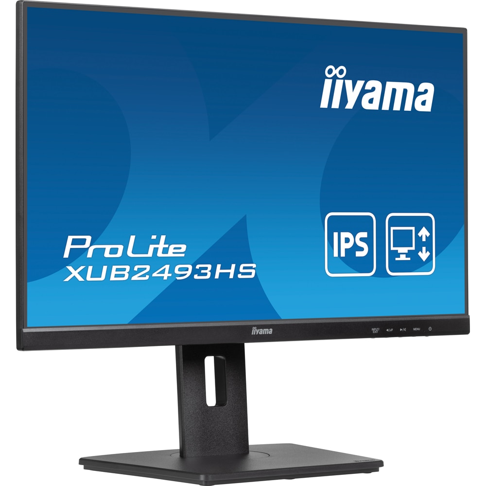 Monitor LED IPS IIYAMA ProLite XUB2493HS-B6, 23.8", Full HD, 100Hz, negru
