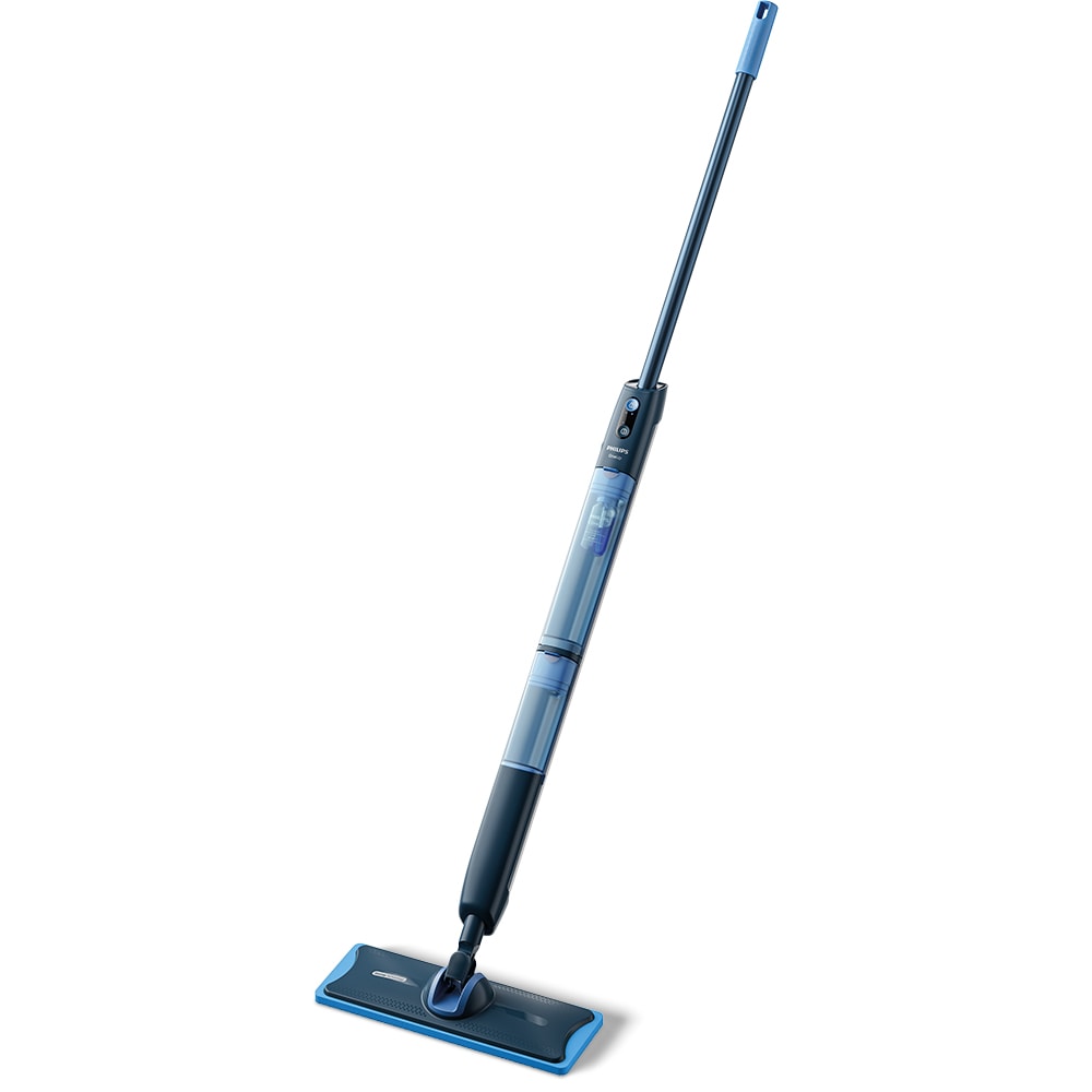 Mop electric PHILIPS OneUp Seria 5000 XV5113/11, 0.28l, 3.6V, autonomie max 70 min, albastru