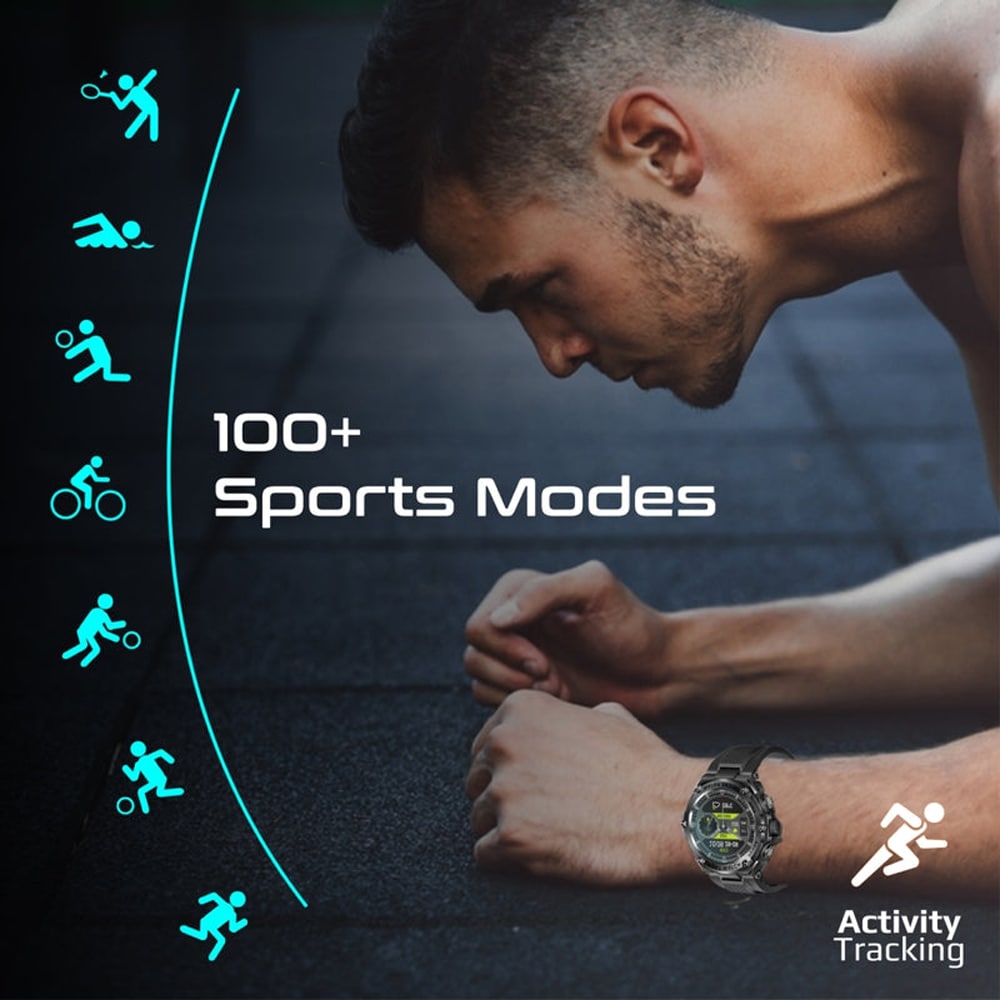 Smartwatch PROMATE XWatch-R19, Android/iOS, negru