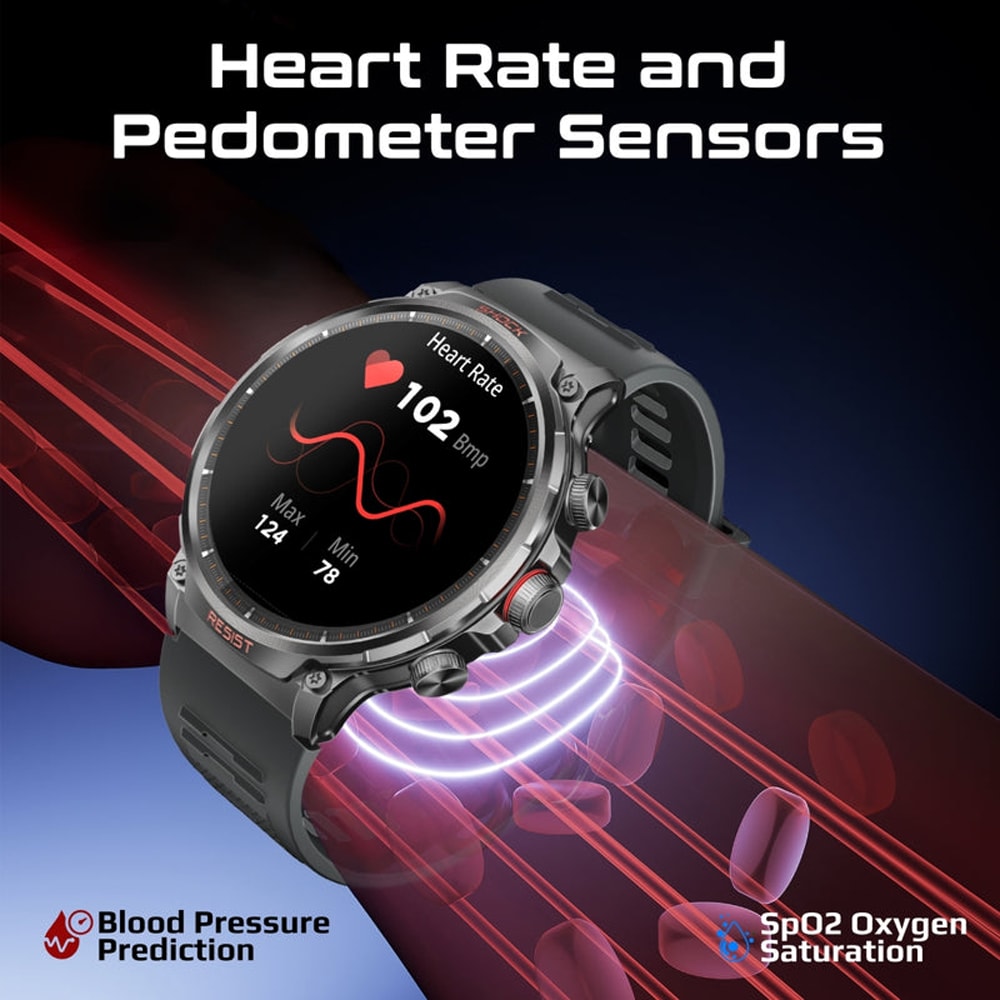 Smartwatch PROMATE XWatch-R20, Android/iOS, negru