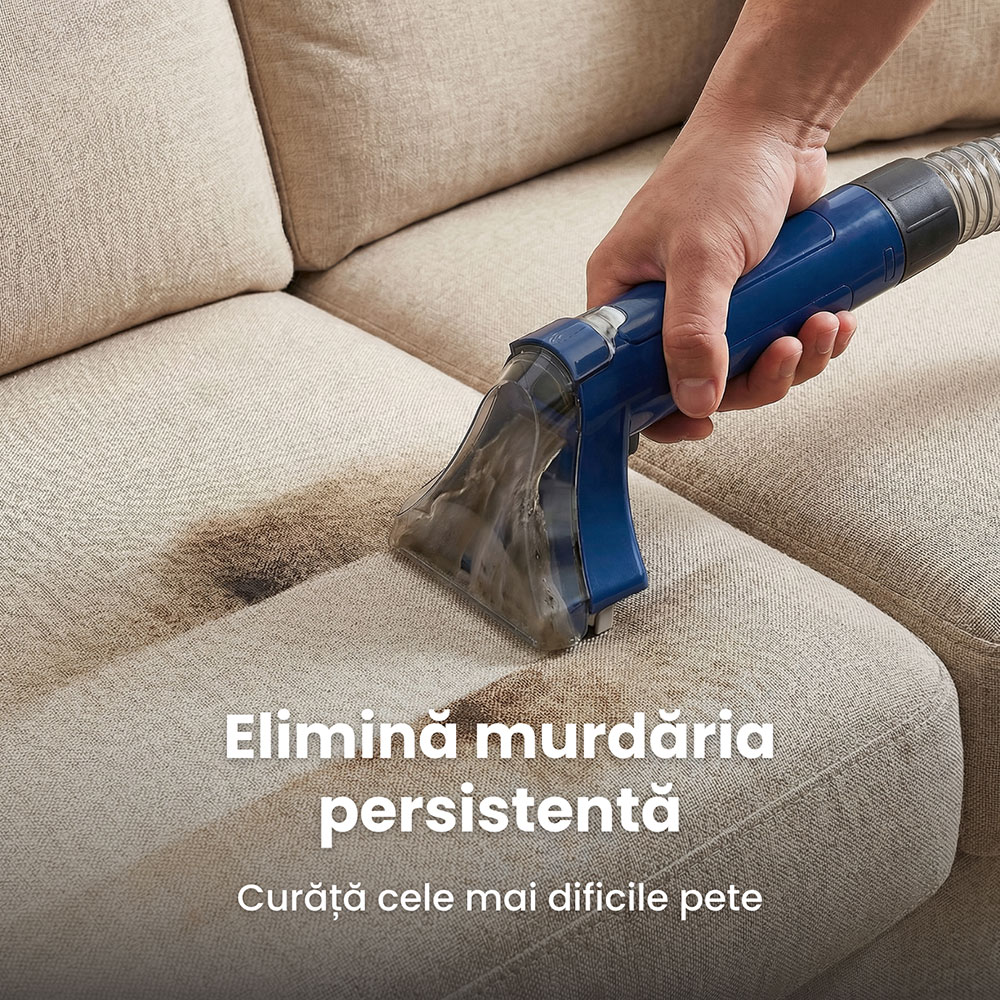 Aspirator cu spalare RYER Spot Cleaner Plus, 1.3l, 600W, gri