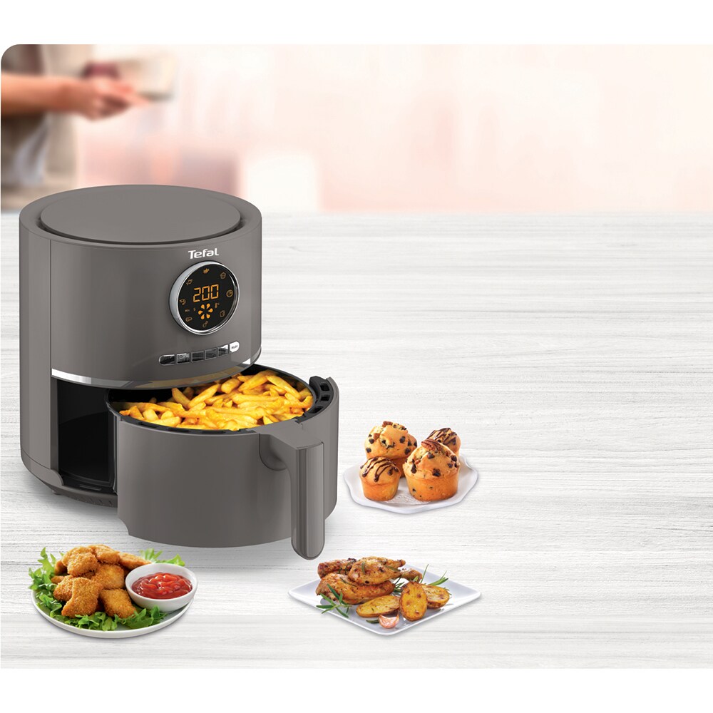 Friteuza cu aer cald TEFAL EY111B15, 1.2kg, 4.2l, 1400W, negru