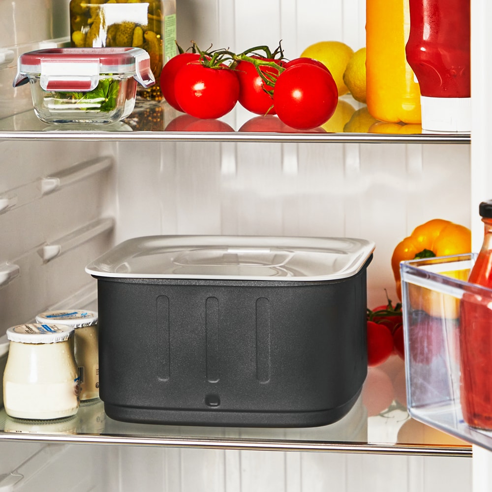 Friteuza cu aer cald TEFAL Easy Fry Silence EY551HE0, 1.5kg, 5l, 1670W, gri inchis-negru
