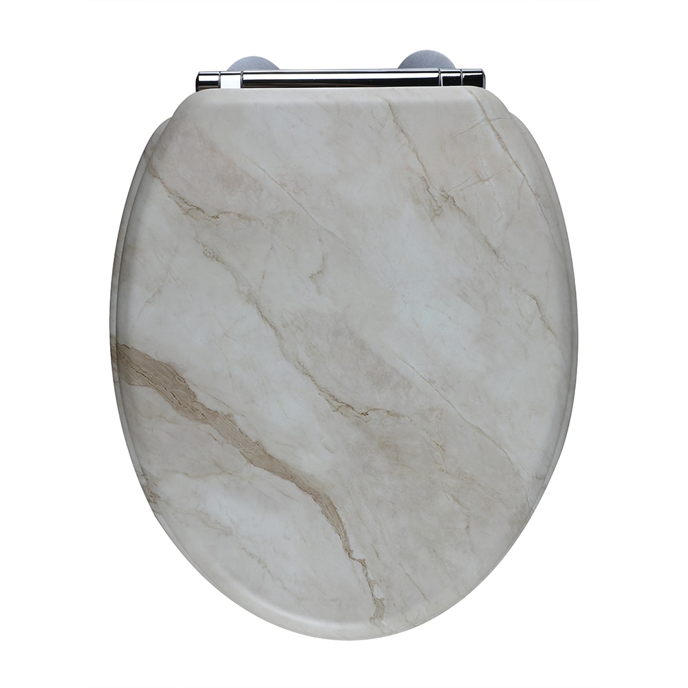 Capac WC GOODHOME Pilica YMD328UK13, inchidere lenta, duroplast, bej