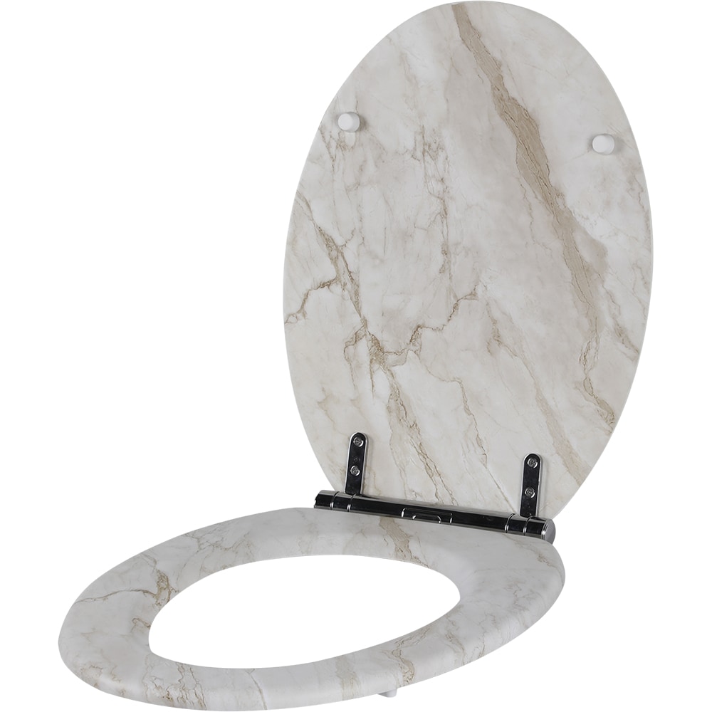 Capac WC GOODHOME Pilica YMD328UK13, inchidere lenta, duroplast, bej