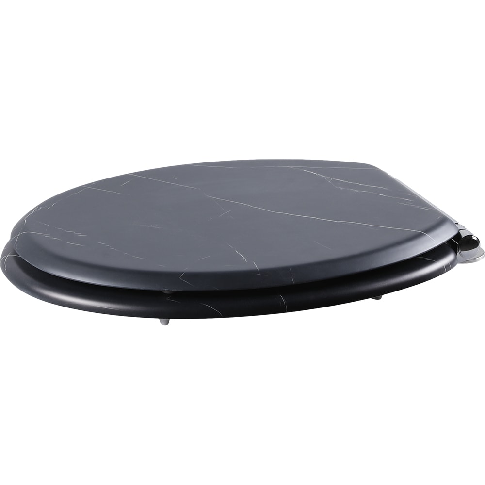 Capac WC GOODHOME Pilica YMD328UK14, inchidere lenta, duroplast, negru