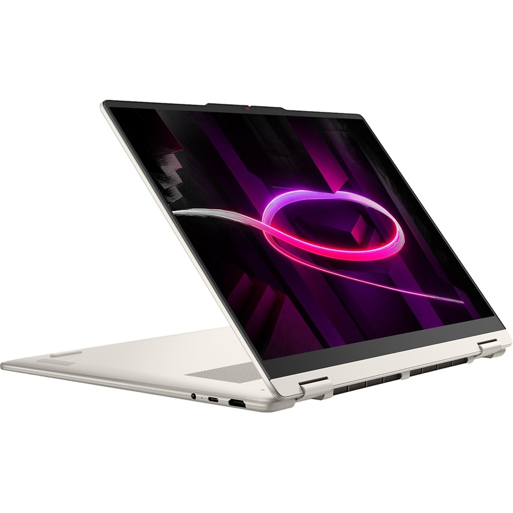Laptop 2 in 1 LENOVO Yoga 7 16AGP11, AMD Ryzen AI 7 445 pana la 4.6GHz, 16" WUXGA Touch, 24GB, SSD 1TB, AMD Radeon 840M Graphics, Free Dos, Seashell