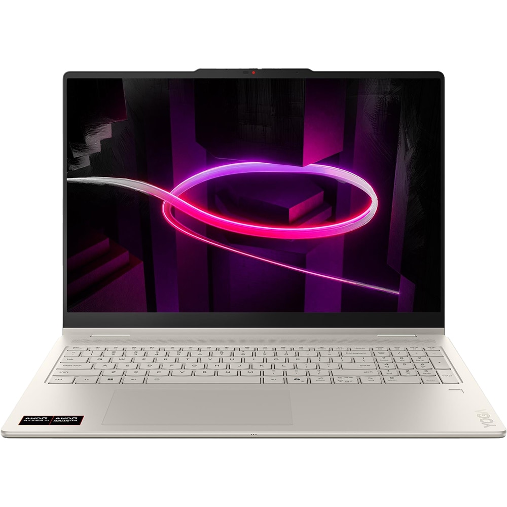 Laptop 2 in 1 LENOVO Yoga 7 16AGP11, AMD Ryzen AI 7 445 pana la 4.6GHz, 16" WUXGA Touch, 24GB, SSD 1TB, AMD Radeon 840M Graphics, Free Dos, Seashell