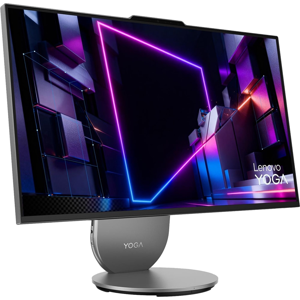 Sistem PC All in One LENOVO  Yoga AIO 27IPH11, Intel Core Ultra 5 325 pana la 4.5GHz, 27" QHD, 16GB, SSD 1TB, Intel Graphics, Free Dos, Luna Grey