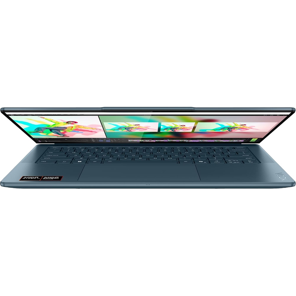 Laptop LENOVO Yoga Pro 7 14ASP10, AMD Ryzen AI 9 365 pana la 5.0GHz, 14.5" 3K, 32GB, 1TB, AMD Radeon 880M, Windows 11 Home, Tidal Teal