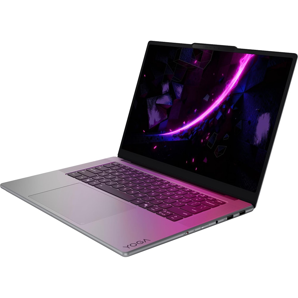 Laptop LENOVO Yoga Pro 7 15IPH11, Intel Core Ultra 7 356H pana la 4.7GHz, 15.3" 2.5K Touch OLED, 32GB, 1TB, NVIDIA GeForce RTX 5050 8GB, Windows 11 Pro, Luna Grey