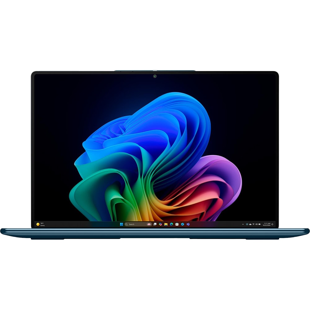 Laptop LENOVO Yoga Slim 9 14ILL10, Intel Core Ultra 7 258V pana la 4.8GHz, 14" WQUXGA Touch, 32GB SSD 1TB, Intel Arc Graphics, Windows 11 Home, Tidal Teal
