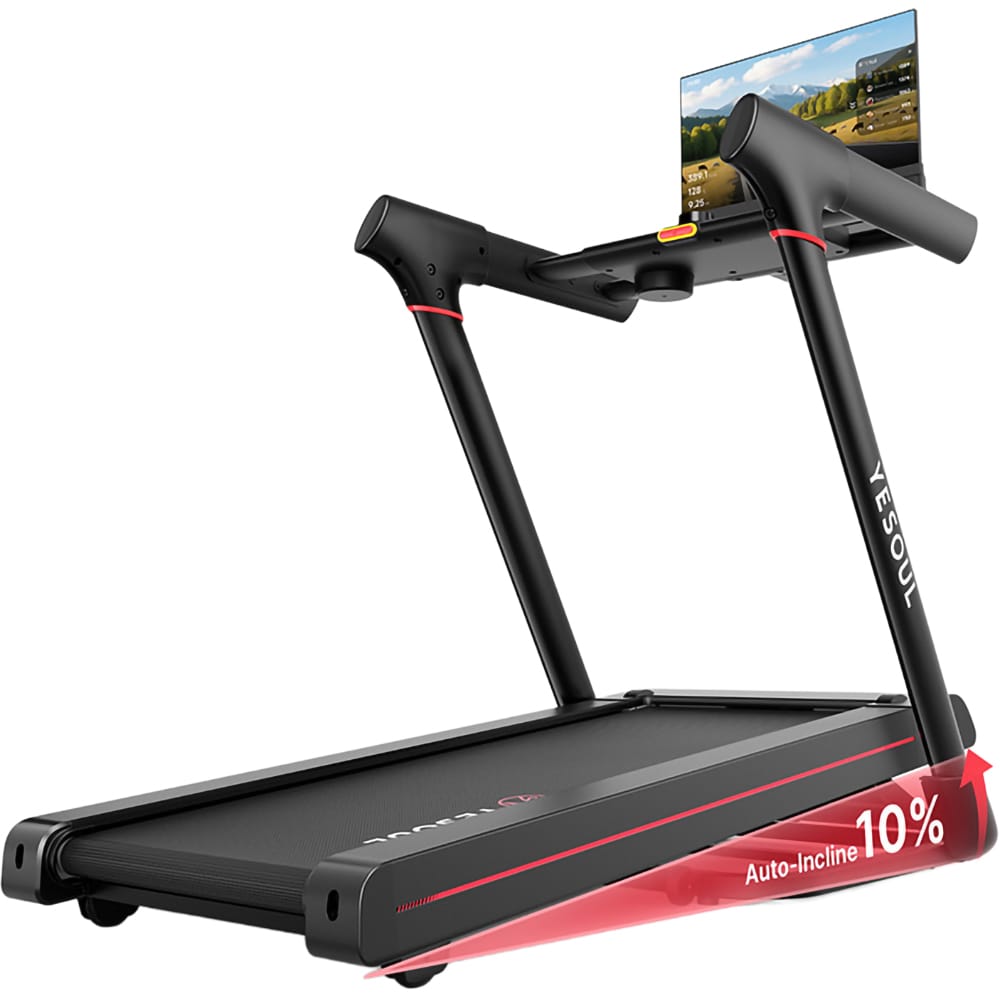 Banda de alergat YESOUL T3 Plus, viteza maxima 14km/h, greutate suportata 130kg, negru