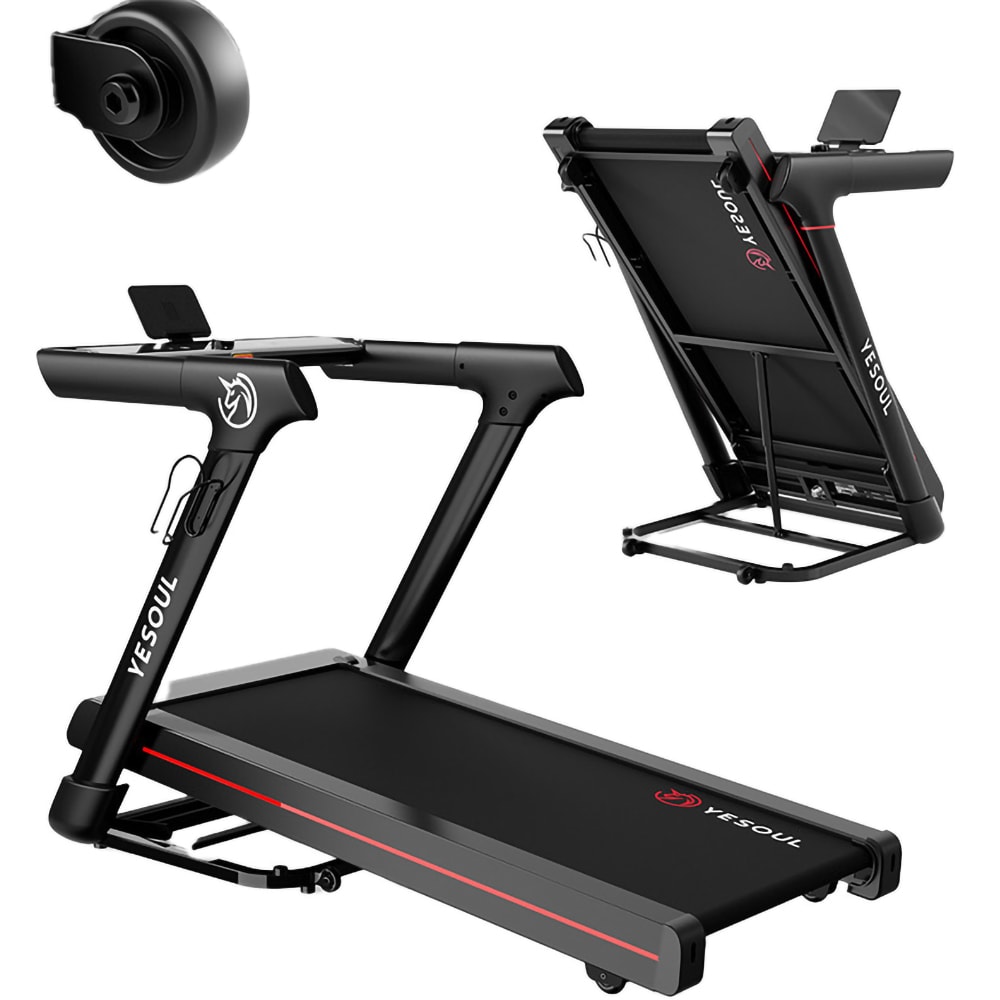 Banda de alergat YESOUL T3 Pro, viteza maxima 14km/h, greutate suportata 130kg, negru