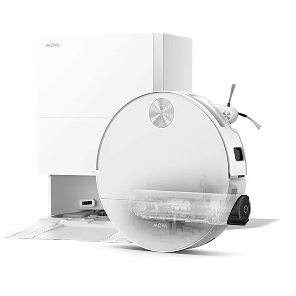 Aspirator robot MOVA S70 Roller RLZ12SE-WH, 0.3l, autonomie max 260 min, alb