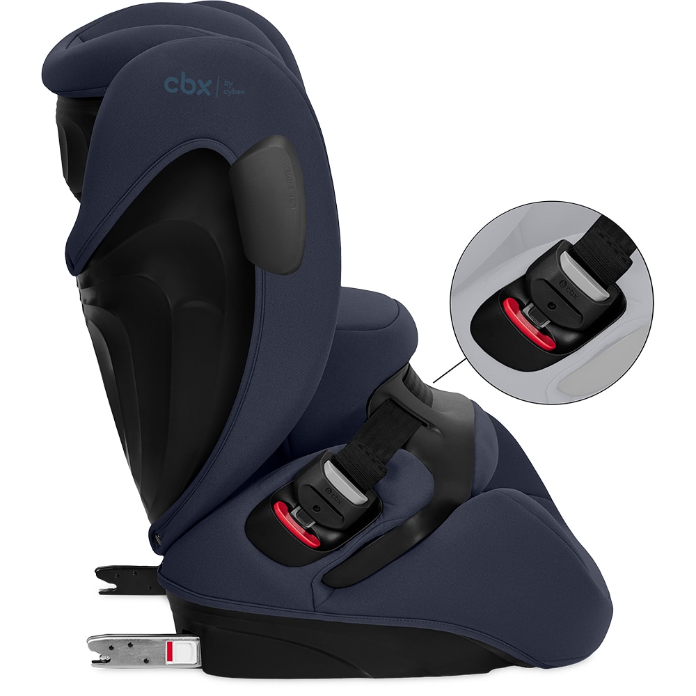 Scaun auto CYBEX Pallas B3 i-Size 523001239, Isofix, 9-36kg, R129, albastru-negru