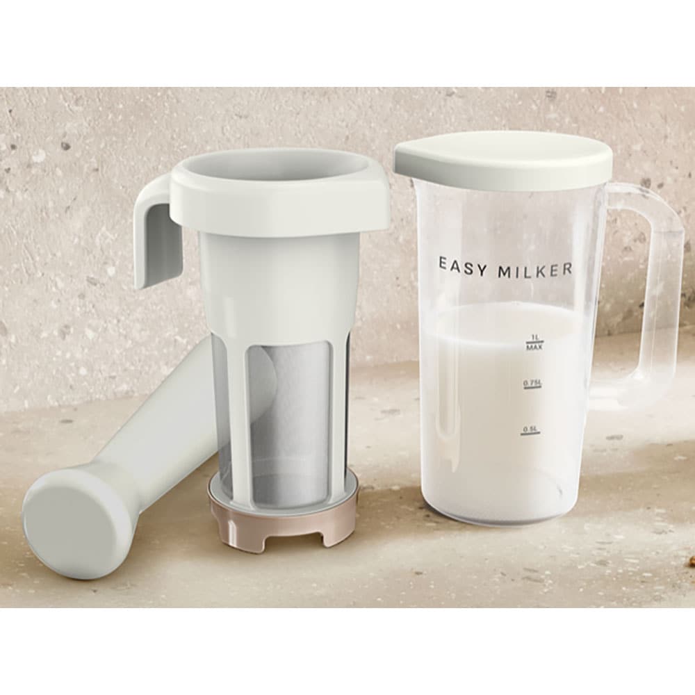 Aparat preparare lapte vegetal TEFAL Easy Milker VZ700AE0, 1l, crem