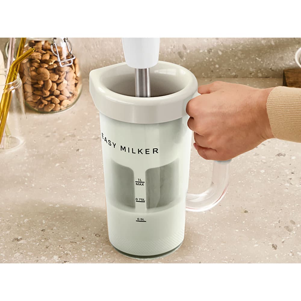 Aparat preparare lapte vegetal TEFAL Easy Milker VZ700AE0, 1l, crem