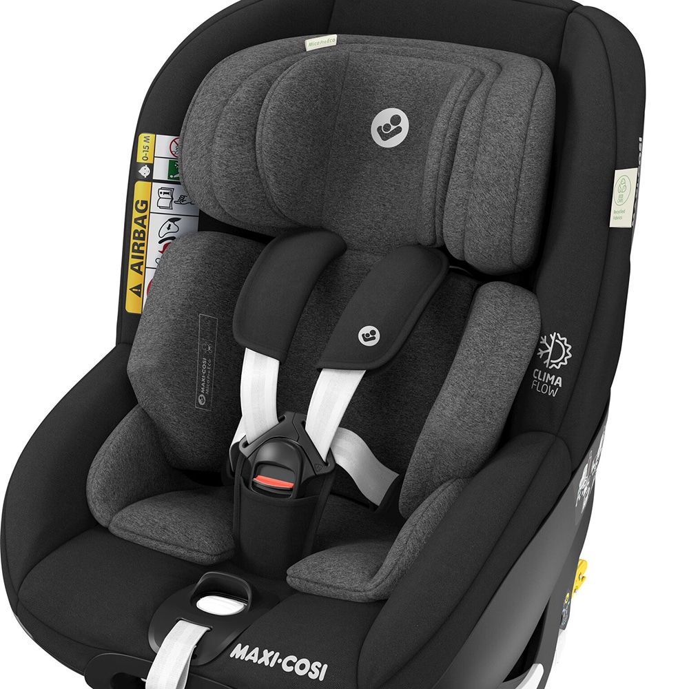 Scaun auto MAXI COSI Mica Pro Eco 8515671110, Isofix, 0-18kg, I-Size, negru-gri inchis