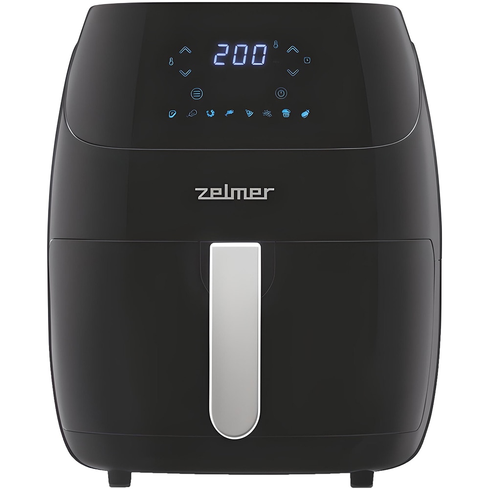 Friteuza cu aer cald ZELMER ZAF5500B, 1.4kg, 5l, 1500W, negru-argintiu