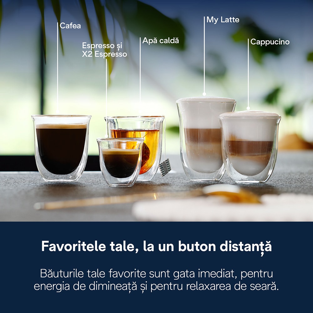 Espressor automat DELONGHI Magnifica Evo ECAM290.61.B, 1.8l, 1450W, 15 bar, negru