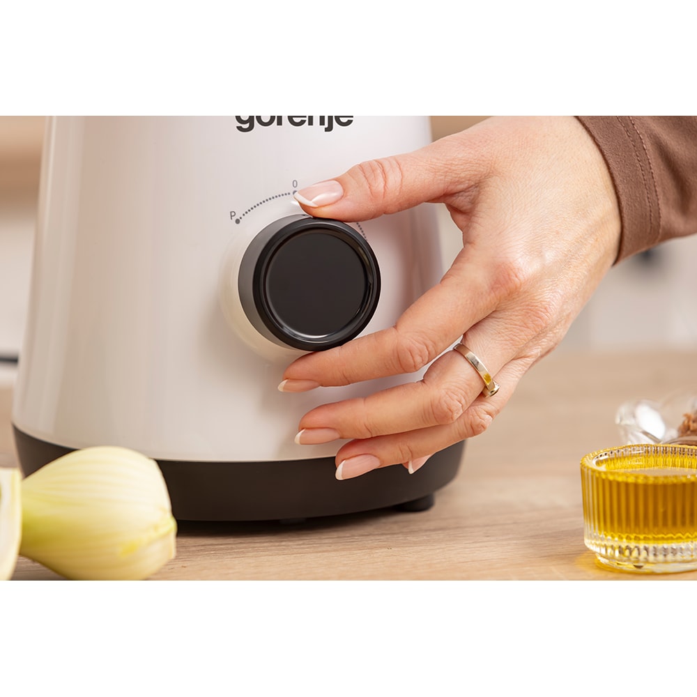 Blender GORENJE B500BW, 1.5l, 500W, 2 trepte viteza, alb-gri