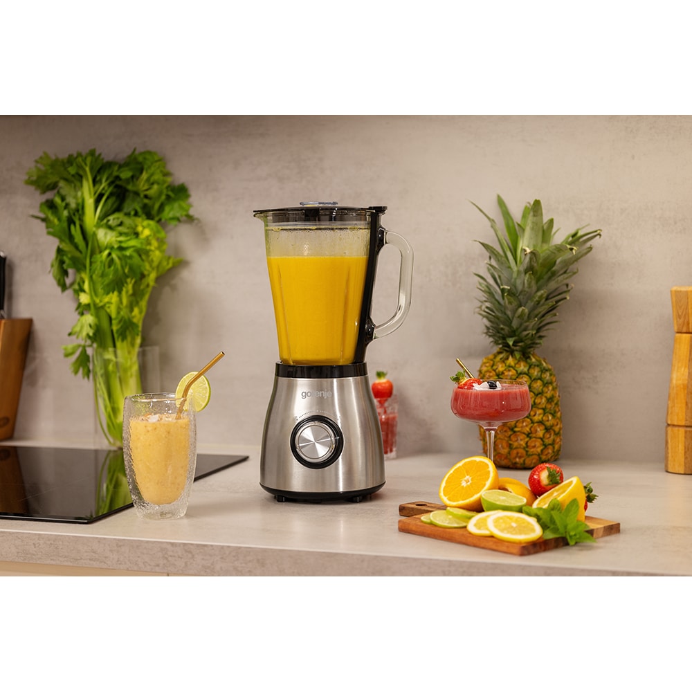 Blender GORENJE B800BE, 1.5l, 800W, 2 trepte viteza, argintiu-negru