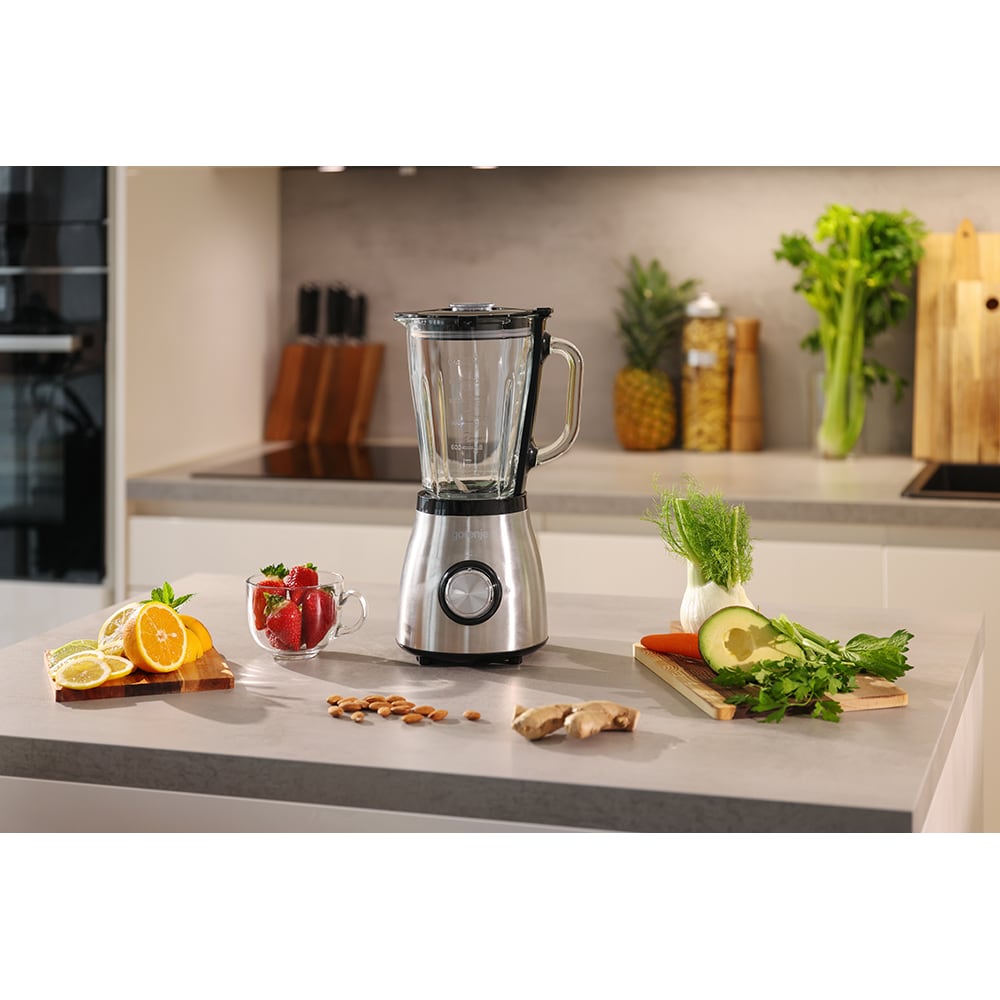 Blender GORENJE B800BE, 1.5l, 800W, 2 trepte viteza, argintiu-negru