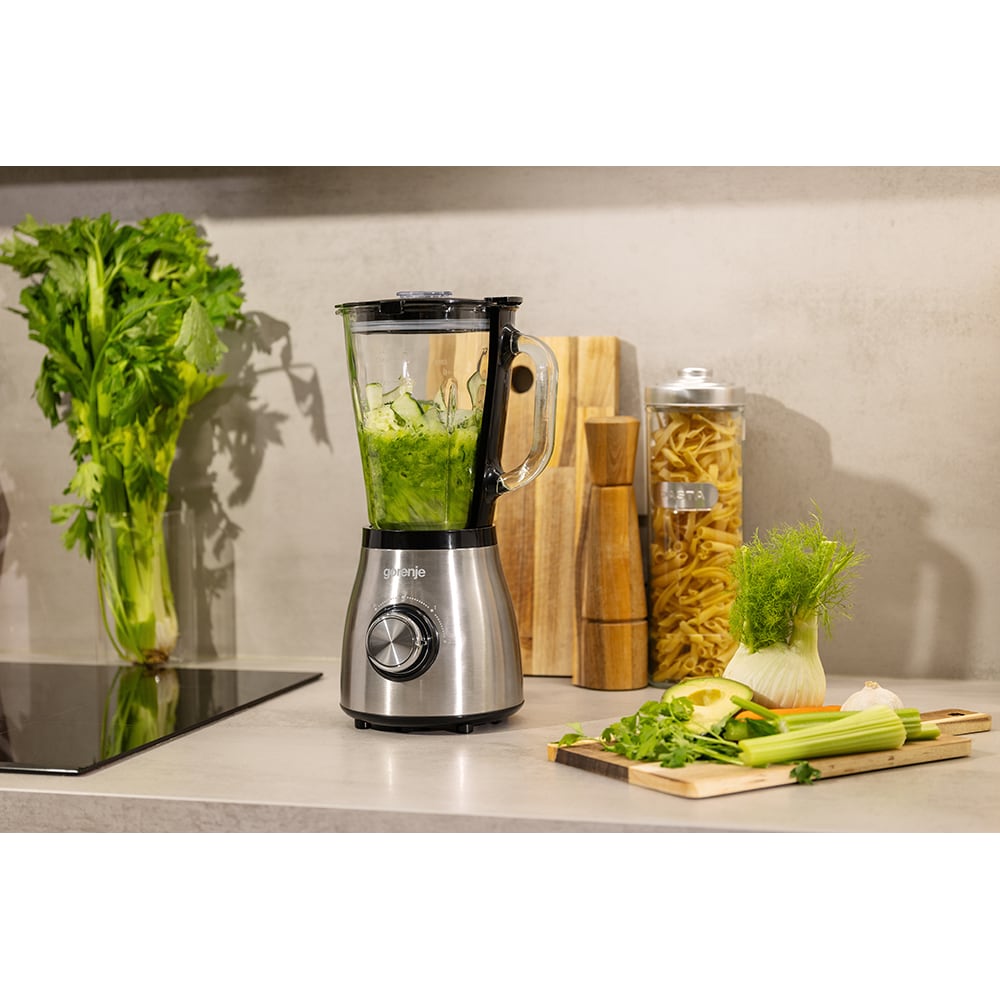 Blender GORENJE B800BE, 1.5l, 800W, 2 trepte viteza, argintiu-negru