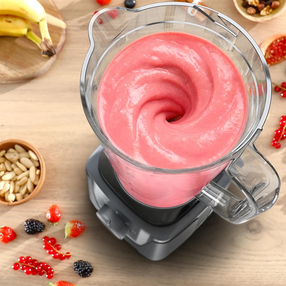 Blender TEFAL BlendForce BL585BF0, 1.25l, 600W, 2 trepte viteza, gri inchis