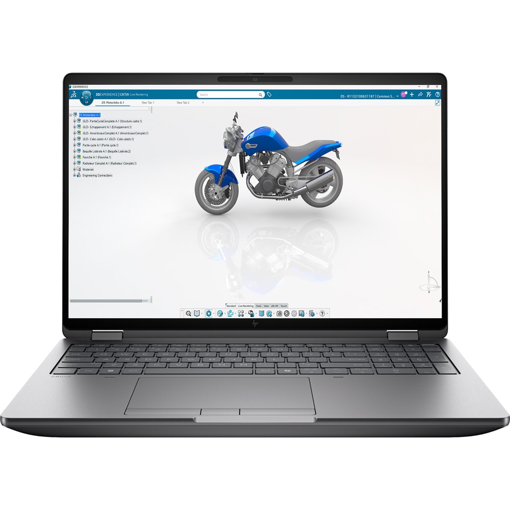 Laptop HP ZBook Fury G1i , Intel Core Ultra 9 285HX pana la 5.5Ghz, 16" 2.5K, 128GB, SSD 2TB, NVIDIA RTX PRO 5000 Blackwell, Windows 11 Pro, argintiu