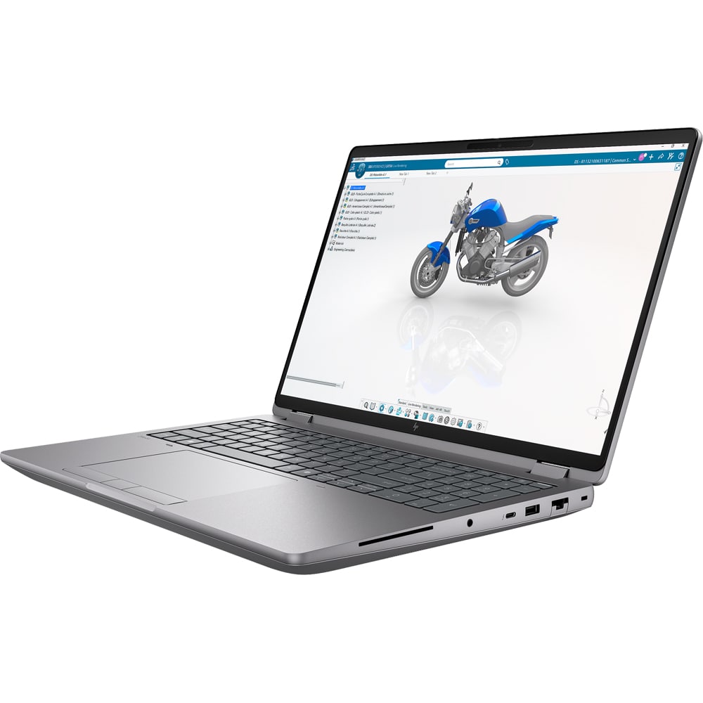 Laptop HP ZBook Fury G1i , Intel Core Ultra 9 285HX pana la 5.5Ghz, 16" 2.5K, 128GB, SSD 2TB, NVIDIA RTX PRO 5000 Blackwell, Windows 11 Pro, argintiu