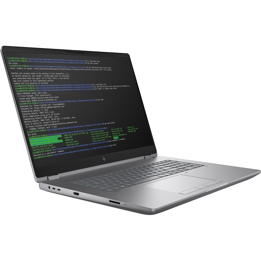 Laptop HP ZBook Fury G1i, Intel Core Ultra 9 285HX pana la 5.5GHz, 18" WQXGA, 64GB, SSD 1TB, NVIDIA RTX PRO 2000 Blackwell, Windows 11 Pro, Meteor silver