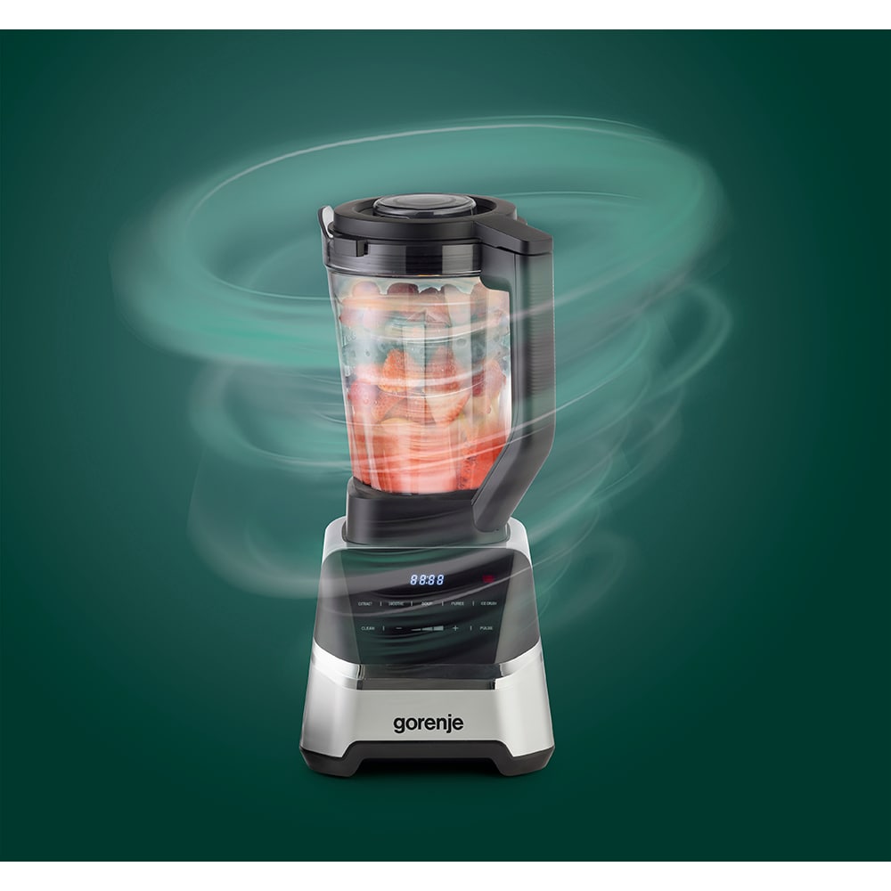 Blender GORENJE BP1500DE, 2l, 1500W, 6 trepte viteza, argintiu-negru