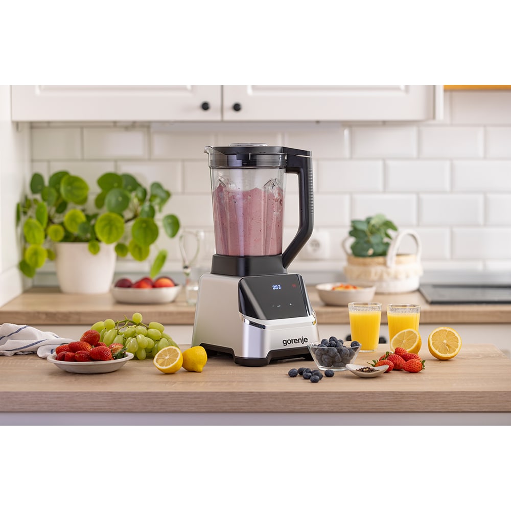 Blender GORENJE BP1500DE, 2l, 1500W, 6 trepte viteza, argintiu-negru